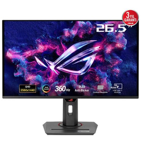 ASUS 27 OLED XG27ACDNG 0.03MS 360HZ HDMI-DP UCBC PIVOT GAMING MONİTÖR 2560X1440