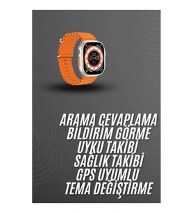Mey İthalat® Akıllı Saat Arama Cevaplayan Bildirim Görme Yeni Nesil Bluetooth Bağlantılı