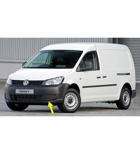 VW Caddy 2011-2015 Ön Tampon Sol Sis Kapağı Sissiz 2K5853665