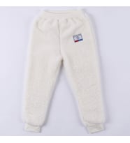 Unisex Ekru Welsoft Peluş Tek Alt