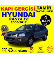 *Premium* Hyundai Santa Fe 2000-2012 Kapı Gergisi Tamir Plastiği (4Kapı)