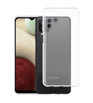 Samsung Galaxy A12 Uyumlu Lux Seri Premium Şeffaf Silikon Kılıf
