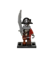 Lego Minifigür 71010 - Seri 14 Monsters - 2 Zombie Pirate