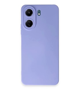 Newface Xiaomi Redmi 13C Kılıf Nano içi Kadife Silikon - Lila