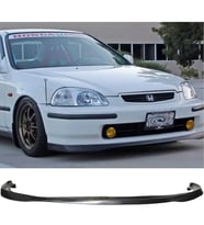Honda Civic Sir Ön Lip Plastik Parlak Siyah karlık-ön-ek-bodykit 1996 1997 1998 Makyajsız Kasa