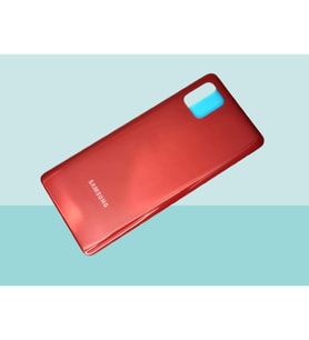 Tkgz - Samsung Galaxy NOTE 10 LİTE Arka Kapak Batarya Kapağı - KIRMIZI