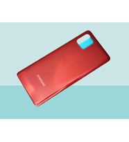 Tkgz - Samsung Galaxy NOTE 10 LİTE Arka Kapak Batarya Kapağı - KIRMIZI
