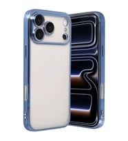Apple İphone 17 Pro Max Razer Lensli Silikon - Açık Mavi