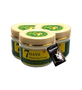 7 Days Ginger 3Lü Adet Miracle Slimming Cream Kremi 100 Ml + 1 Adet Jel Hediyeli