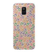 Samsung Galaxy A6 (2018) Uyumlu Kapak Hello Kitty Tasarımlı Şeffaf Silikon Kılıf