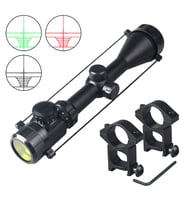 3-9x50 Zoomlu Dürbünü Kırmızı Yeşil Işık Çelik Gövde (Çok Renkli)
