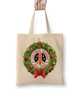 Christmas All Star Colonial Marines Aliens Wreath Bez Çanta Uzun Saplı