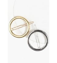 Oval Tasarım Metal Halka Çıt Çıt Klipsli Pinterest Toka