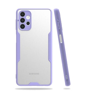 Samsung Galaxy A72 Kılıf Platin Silikon - Lila
