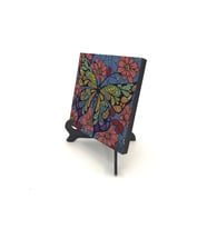 Kelebek Baskılı MDF Masaüstlük 10X10