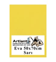Sarı Eva 50x70 cm 1 Adet Eva Süngeri Okul Kreş Anasınıfı Elişi Etkinlikleri