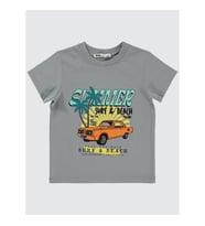 Civil Boys Erkek Çocuk Tişört 2-5 Yaş Gri (Gri)