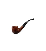 Üç Yıldız 241 9mm Filtreli Ebonit Saplı Pipo, şık ve kaliteli tasarım