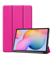 Galaxy Tab S7 Plus T970 Zore Smart Cover Standlı 1-1 Kılıf (Pembe)