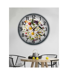 bilge Tasarım retro Duvar Saati 40 x 40 CM (Karışık)