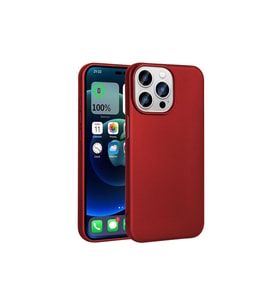 Apple iPhone 15 Pro Uyumlu Kılıf Zore Premier Silikon Kapak (Kırmızı)