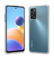 Logis Xiaomi Redmi Note 10 5G Uyumlu Şeffaf Silikon Kılıf Darbe Emici İnce Esnek Şeffaf Telefon Ko