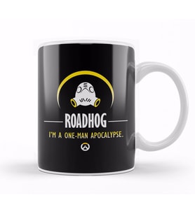 Roadhog One Man Apocalypse Overwatch Kupa Bardak Porselen
