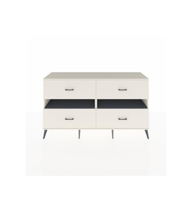 Hyperion Konsol 2 Raflı 4 Çekmeceli  176x44x99 Aytaşı-Antrasit/Aytaşı