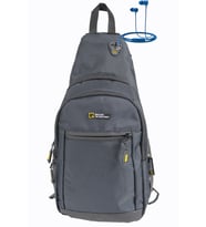 M 1008 Mega Bag Unisex Göğüs Çapraz Çanta, Body Bag (Siyah)