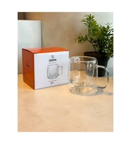 ÇİFT CİDARLI KUPA-250 ML (Şeffaf)