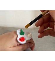 Mini Parmak Paleti – 3D Baskı Taşınabilir Boya Karıştırma Paleti