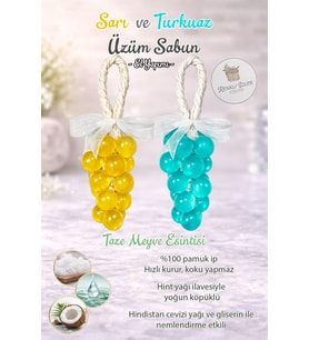 El Yapımı Üzüm Salkım Sabun