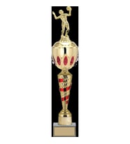 ODAK KUPA - Figürlü Kupalar - Voleybol Kadın Figürlü Kupalar FG-086 B - 60 cm