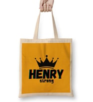 Henry Name Custom Design Gift Baby-Gift For Him Bez Çanta Uzun Saplı