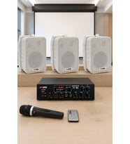 Lastvoice Soft Paket-2 Hoparlör Anfi Mikrofon Mağaza Ses Sistemi Seti