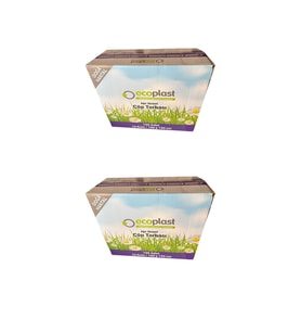Ecoplast 240 Litre Siyah Hantal Konteyner Çöp Torbası - 100 x 150 Cm. - 600 Gr. - 10 Adetlik 20 Rulo