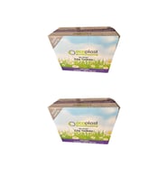 Ecoplast 240 Litre Siyah Hantal Konteyner Çöp Torbası - 100 x 150 Cm. - 600 Gr. - 10 Adetlik 20 Rulo