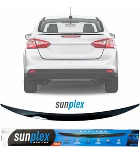 Ford Focus 3-4 Sedan Spoiler Piano Black 2012-2019 arası modellere uyumlu Sunplex