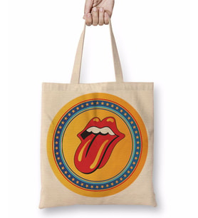 Rolling Stones Bez Çanta Uzun Saplı