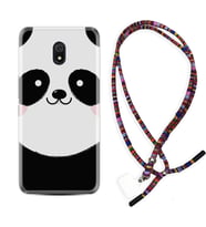 Xiaomi Redmi 8A 8 Pro 9C 9T 10C 11T Pro Kılıf Boyun Asklı Rasta Silikon Sevimli Panda 1794