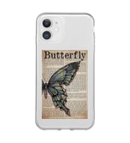 Iphone 11 Uyumlu Butterfly Tasarımlı Şeffaf Telefon Kılıfı