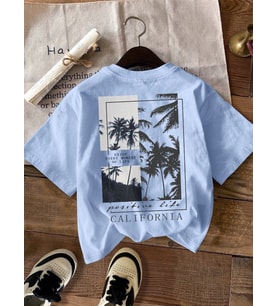 Every Moment Baskılı Tasarım Tshirt (Bebe Mavi)
