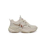 U.S. Polo Assn. Isabella 6Pr Kadın Sneaker Spor Ayakkabı Bej