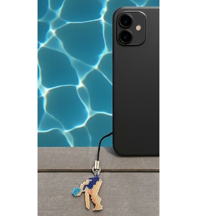 Miyuki Boncuk El Yapımı Yüzme Yüzücü Telefon Çarmı - Charm