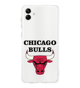 Samsung Galaxy A04 Uyumlu Kapak Chicago Bulls Tasarımlı Şeffaf  Kılıf