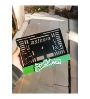 Motor Plakalık Lazer Kesim Pleksi 3d Kabartma / San Andreas