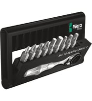 Wera 05073645001 Bit-Check, Tornavida Ucu Çeşitleri, Bc Br 9 Ve Cırcır Kolu, 10 Parça (Çok Renkli)
