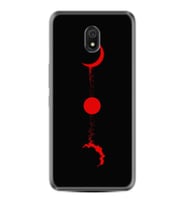 Xiaomi Redmi 8A 8 Pro 9C 9T 10C 11T Pro Kılıf Desenli Silikon Red Moon 1710