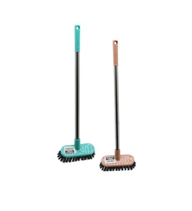 MİNİ TEMİZLİK FIRÇASI ORTA SERT KILLAR METAL SAPLI=40CM - 4.5X12.5CM (5343)