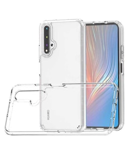 Huawei Nova 5T Kılıf Zore Coss Şeffaf Sert Silikon Kılıf (Renksiz)